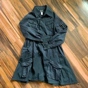 Diesel vintage trench coat dress